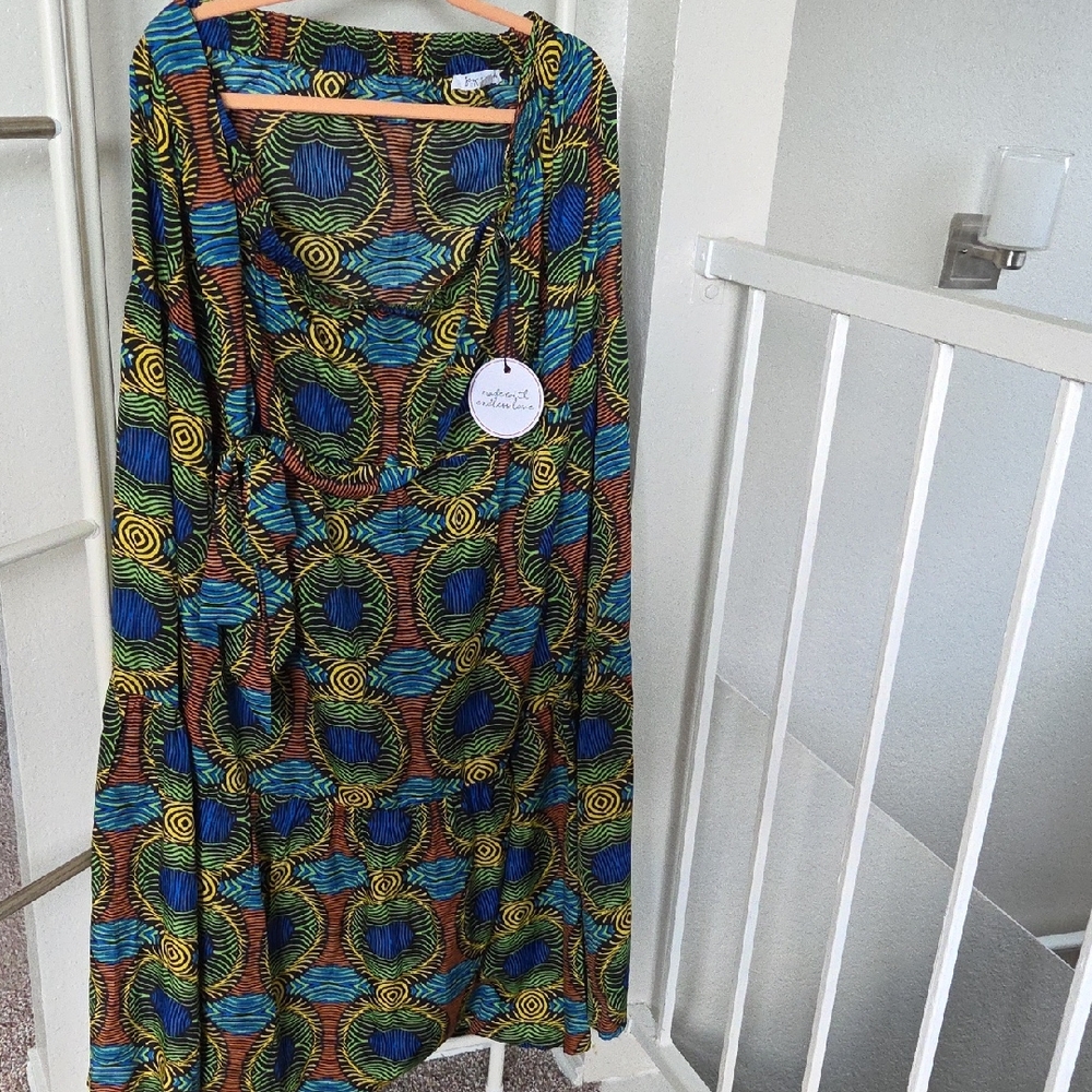 Multicolor Two Piece AFRICAN Set